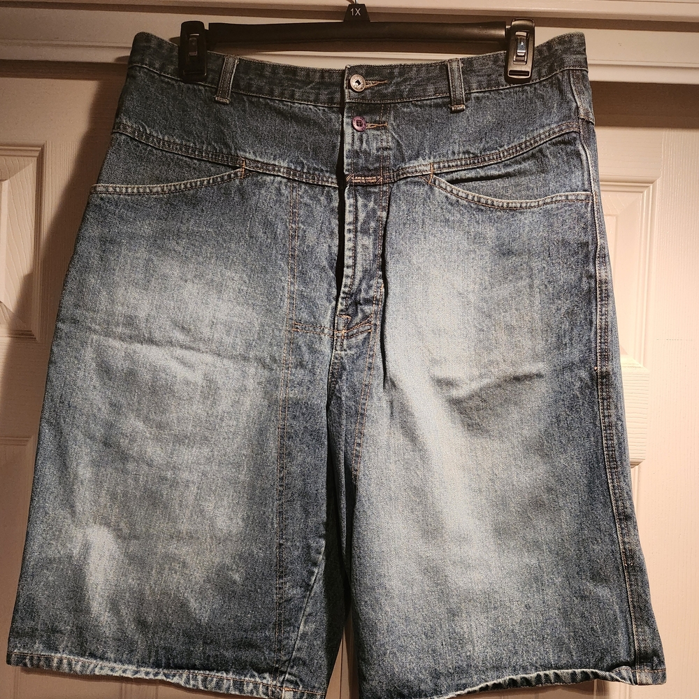 Men's Blue Denim Shorts